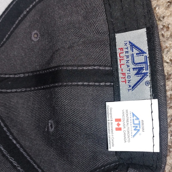 Indian Motorcycle Script Logo Gray Flat Bill Trucker Hat Cap - Picture 9 of 9